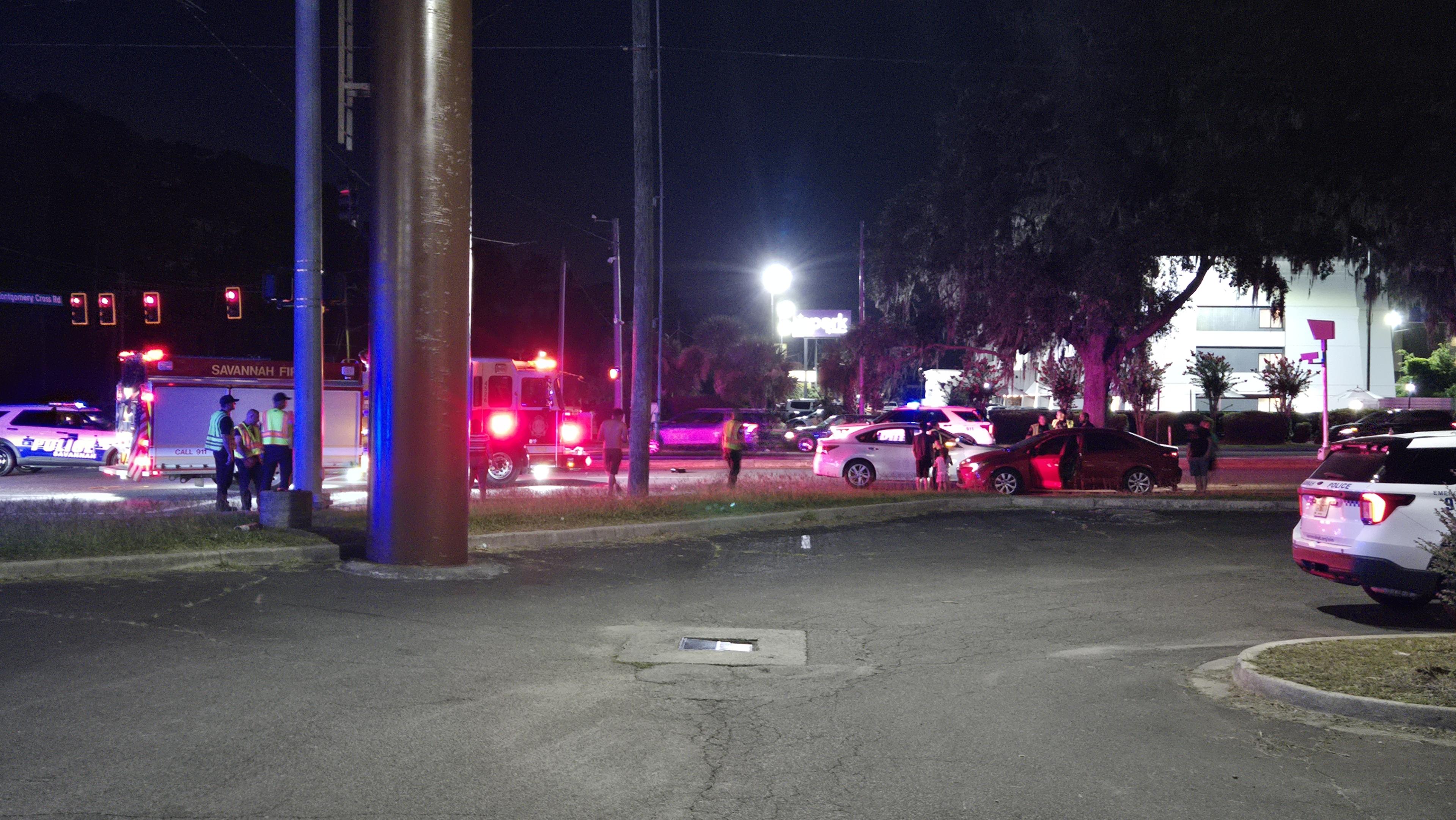 Eastbound, Westbound lanes closed due to incident at Montgomery Cross Road and Abercorn Street
