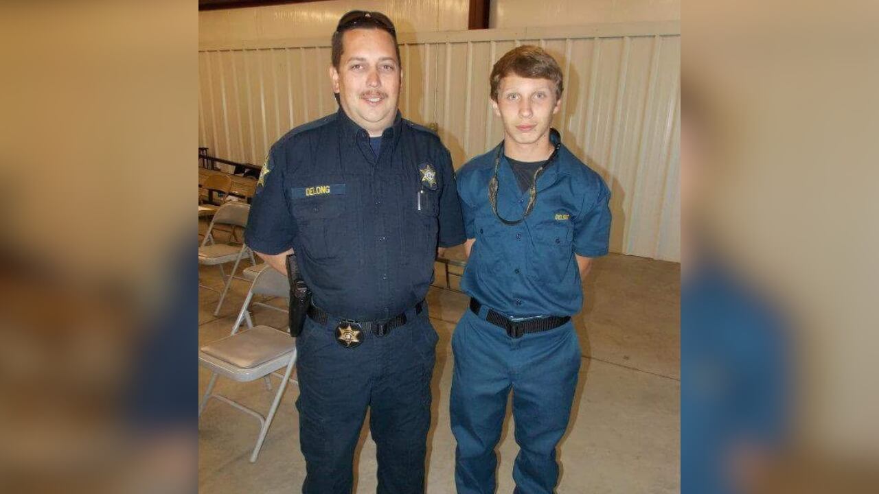 Photos of fallen Columbia police officer Chris DeLong provided by his family.