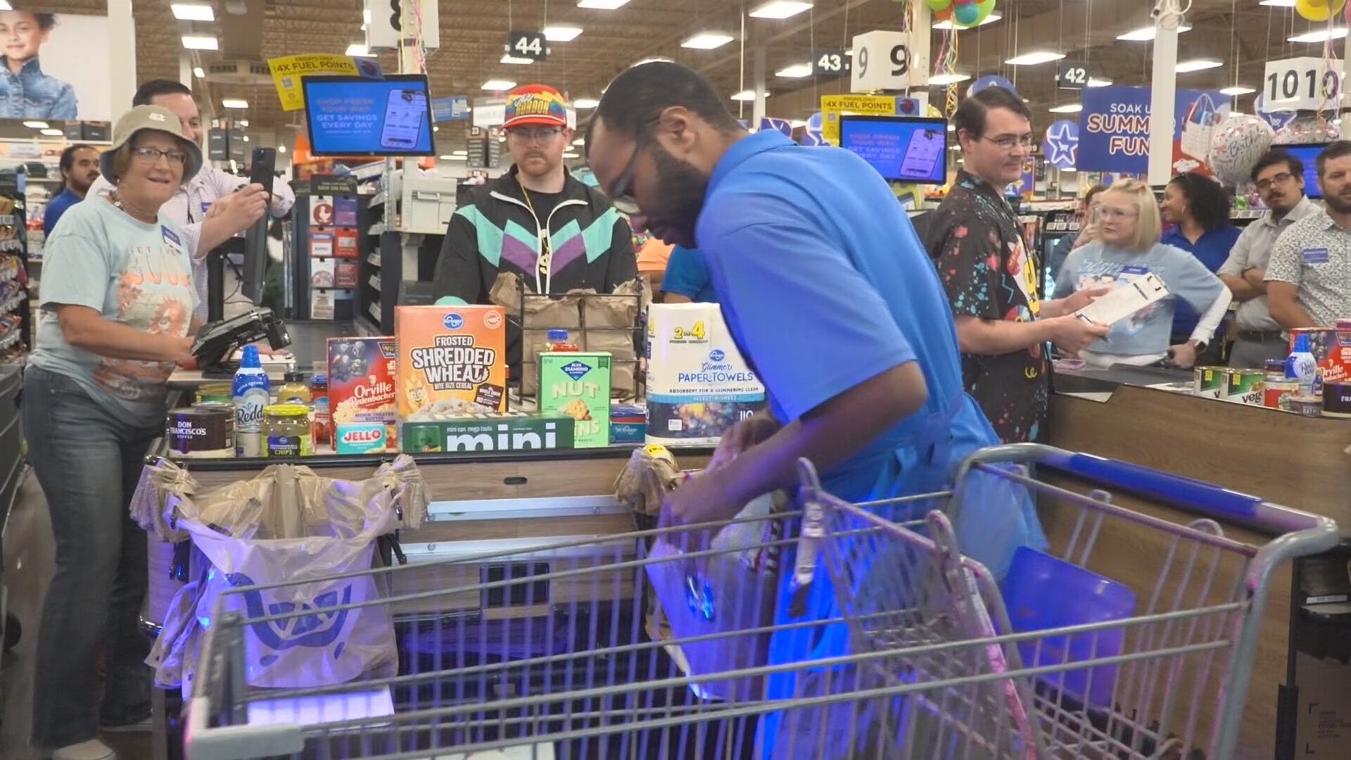Kroger employee wins bagging competition in Savannah