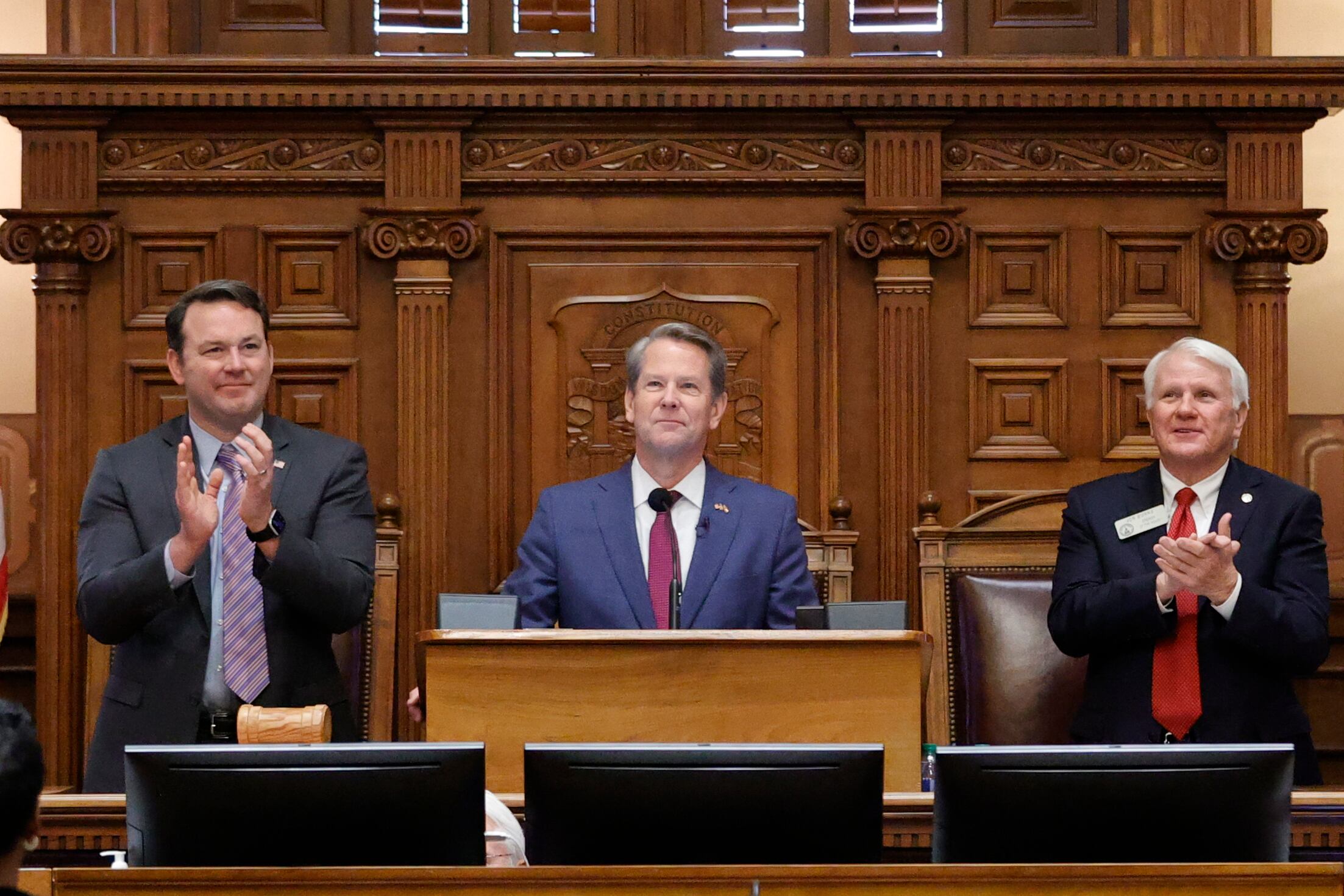 Kemp endorses Jones for governor ahead of runoff