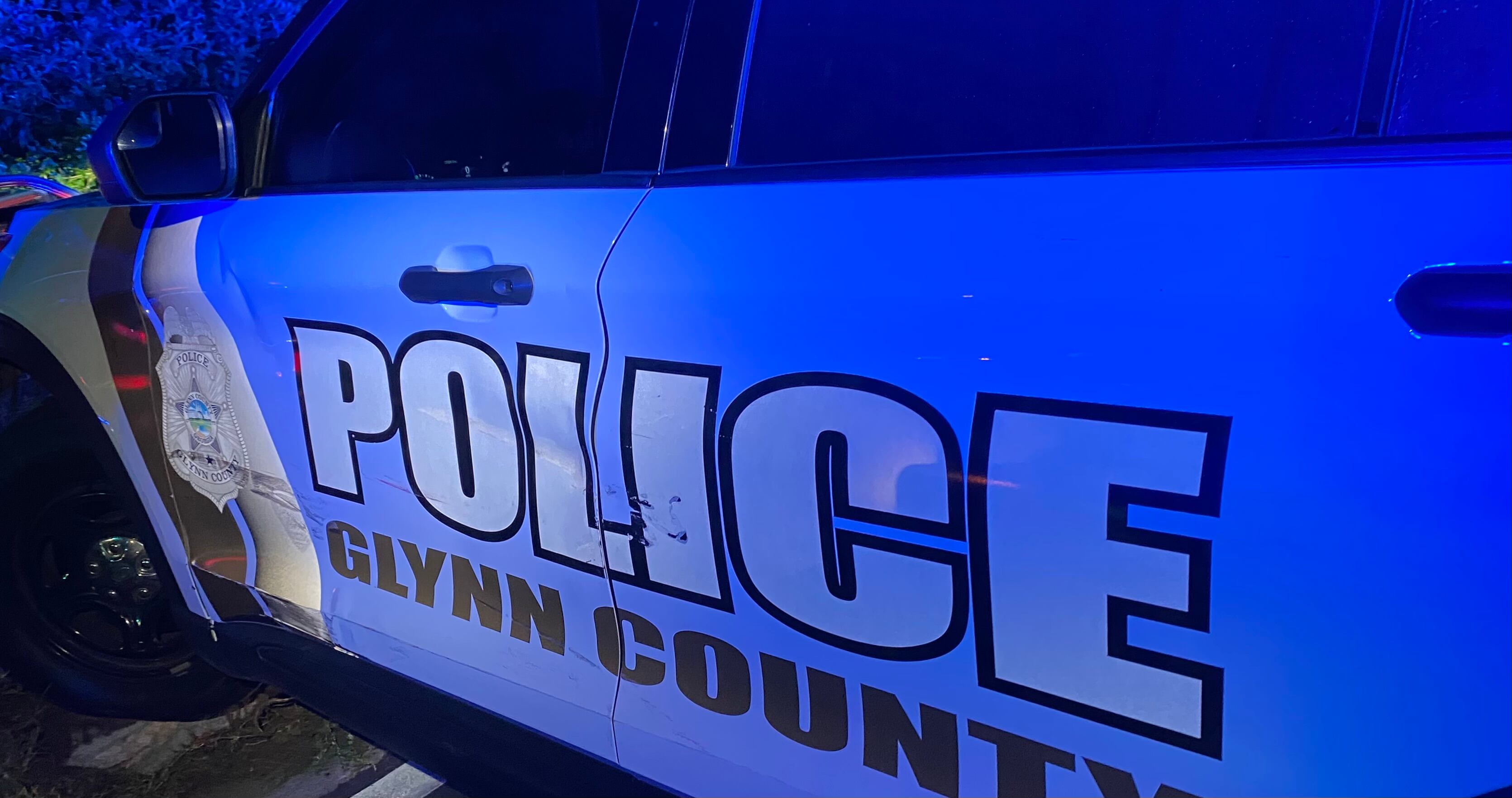 Glynn County Police Department car damage