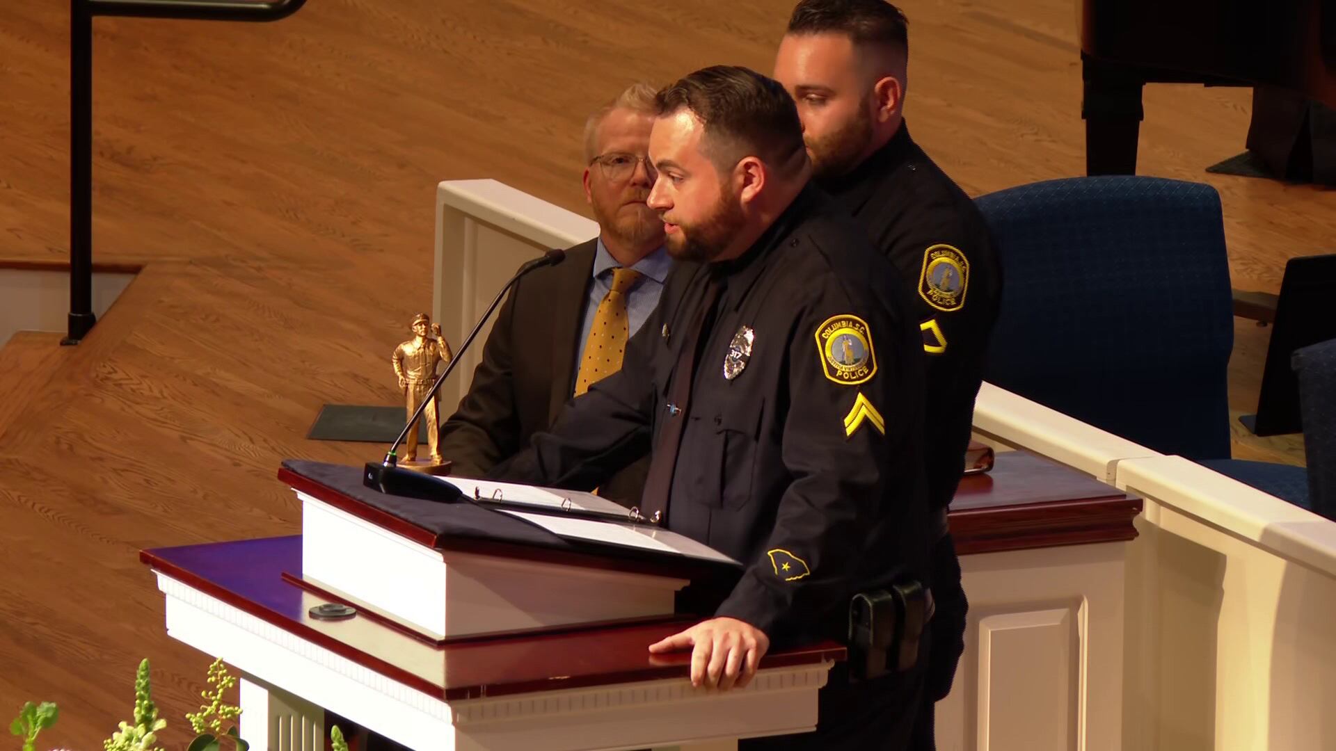CPD Cpl. Todd Ballard said he knew DeLong as a good friend and, as his supervisor, saw a bright future for him in law enforcement.