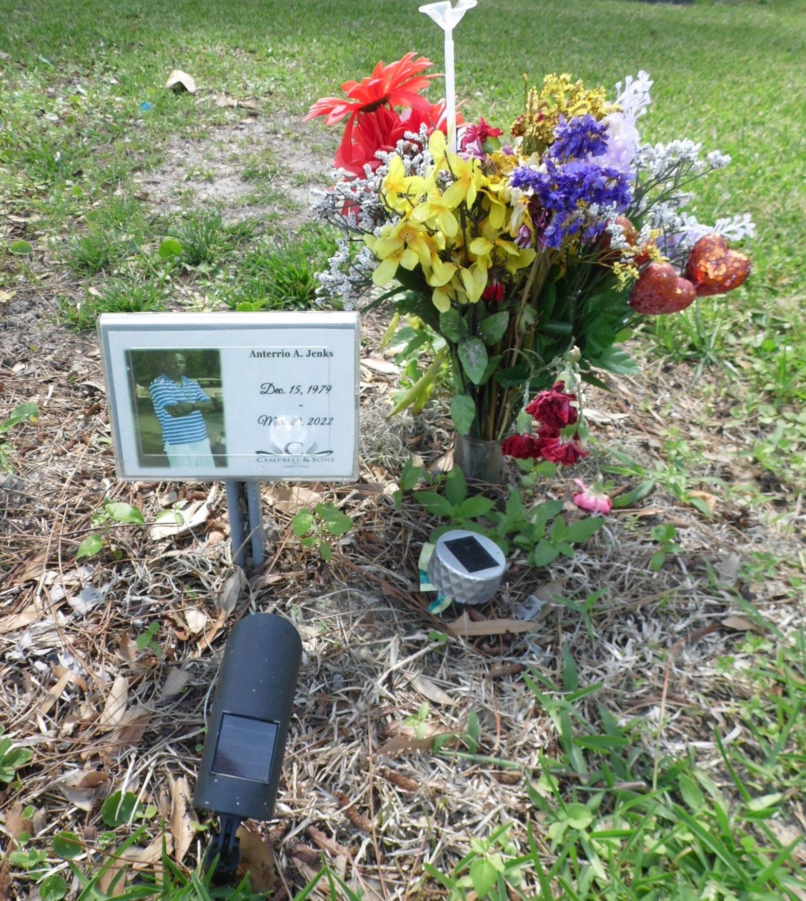 Anterrio Jenks gravesite