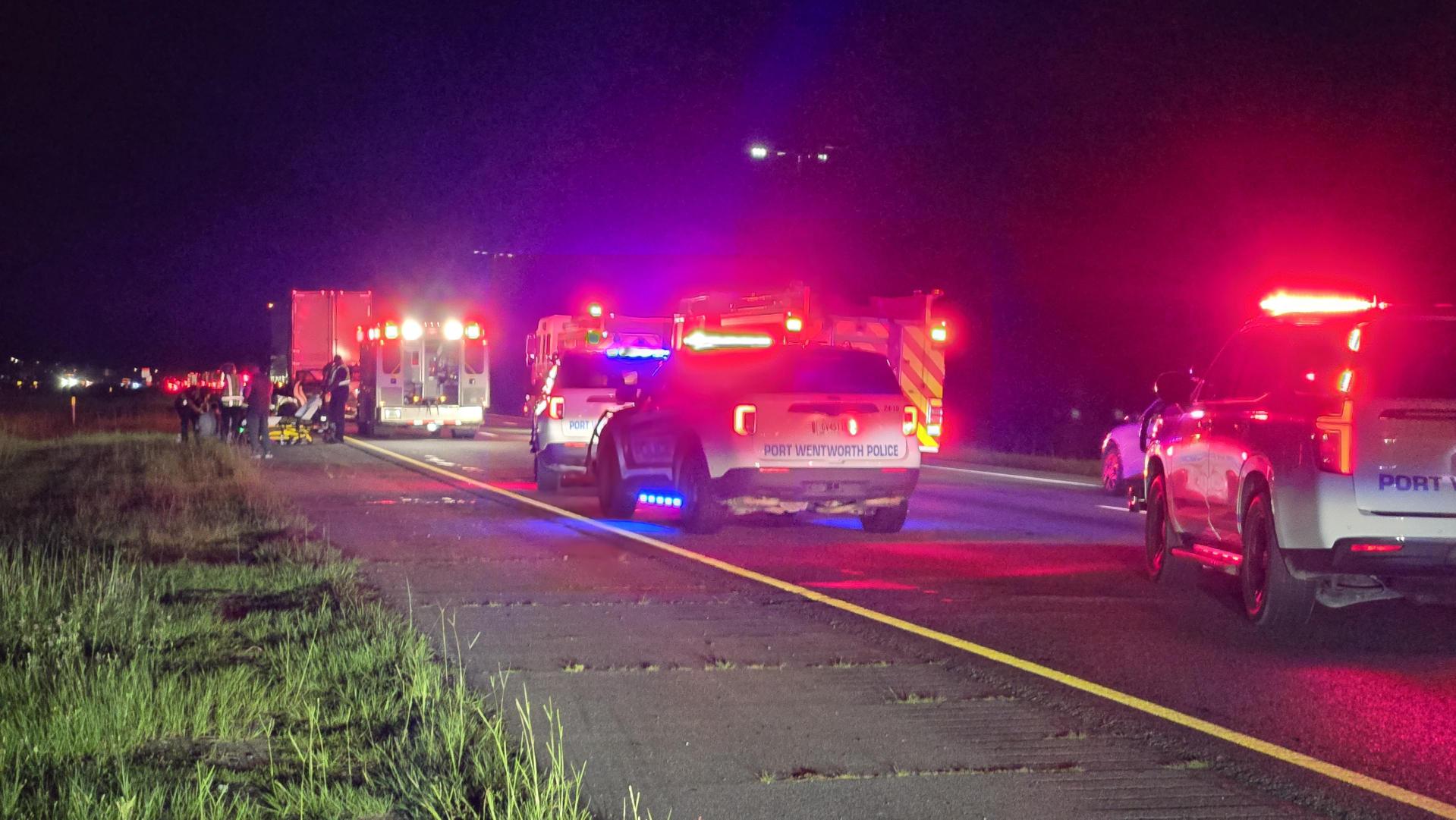 Port Wentworth Police respond to crash on I-95 near Georgia Welcome Center 