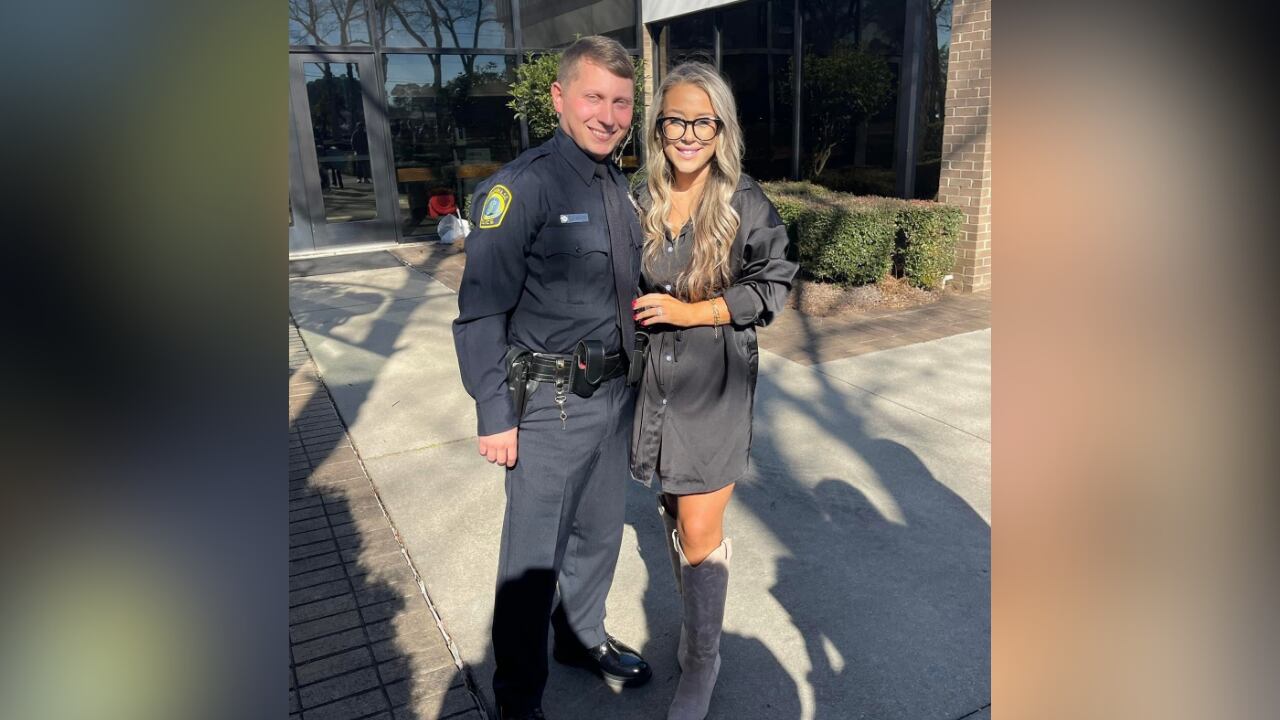 Photos of fallen Columbia police officer Chris DeLong provided by his family.