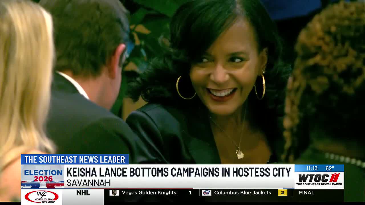 Keisha Lance Bottoms Campaigns in Savannah, Urges Voters to Cast Ballots
