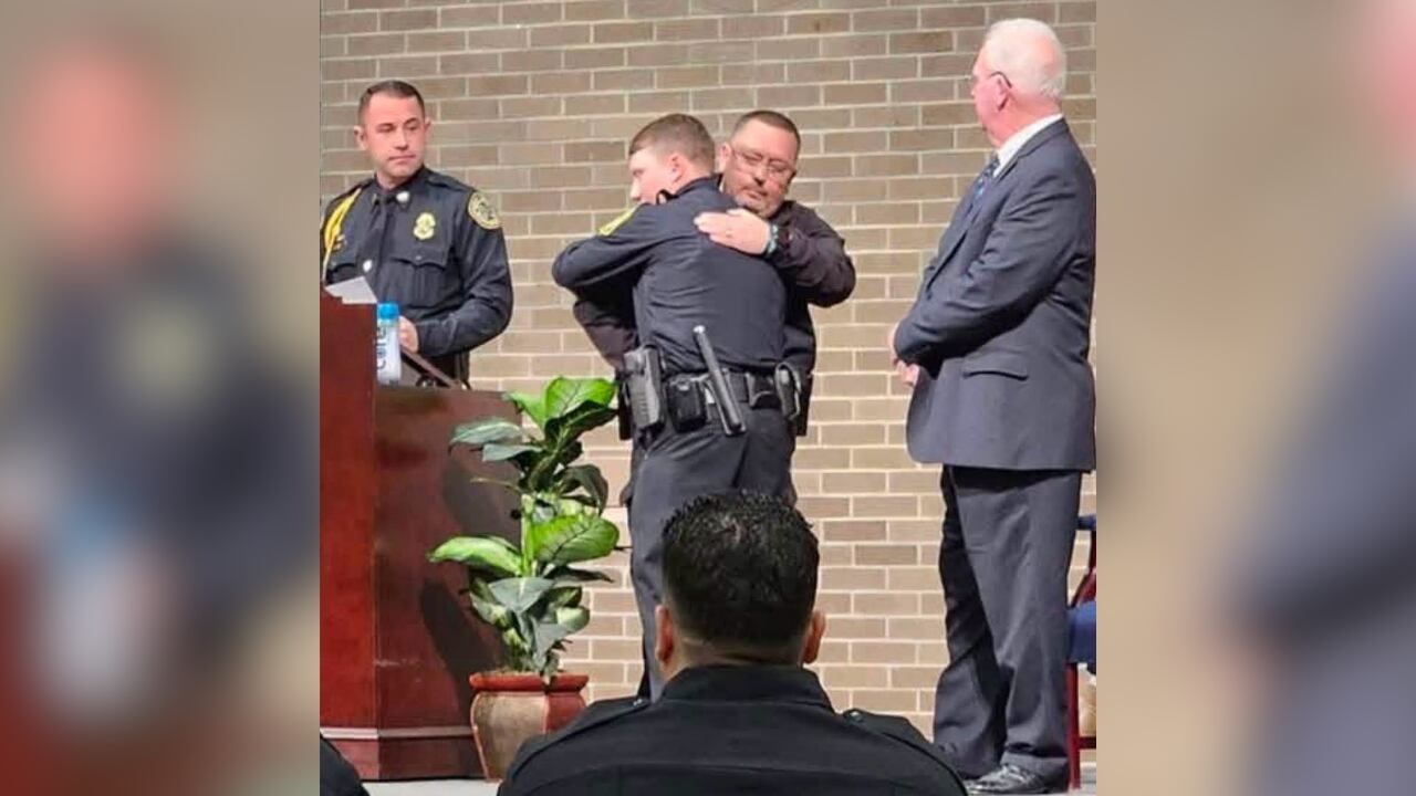 Photos of fallen Columbia police officer Chris DeLong provided by his family.