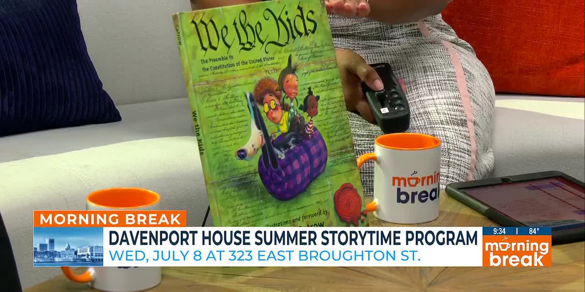 Summer Storytime Program at Davenport House brings history to life