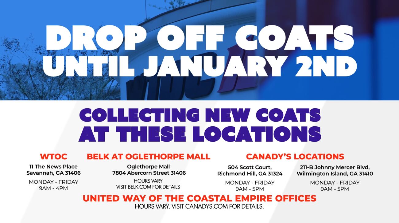 WTOC kicks off Canady’s Coats for kids coat drive