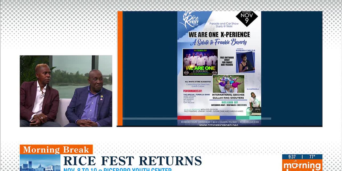 Rice Fest to bring thousands for Gullah Geechee cultural celebration