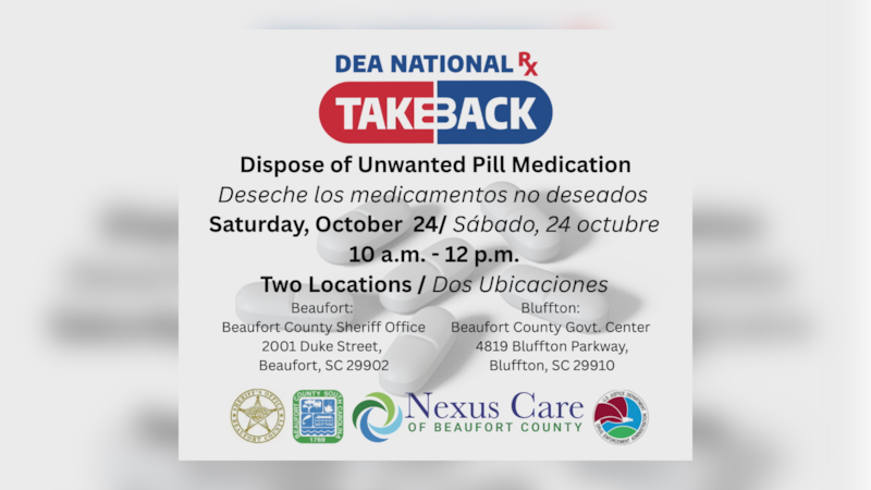 Clear out your medicine cabinet: Beaufort County hosting drug take-back event