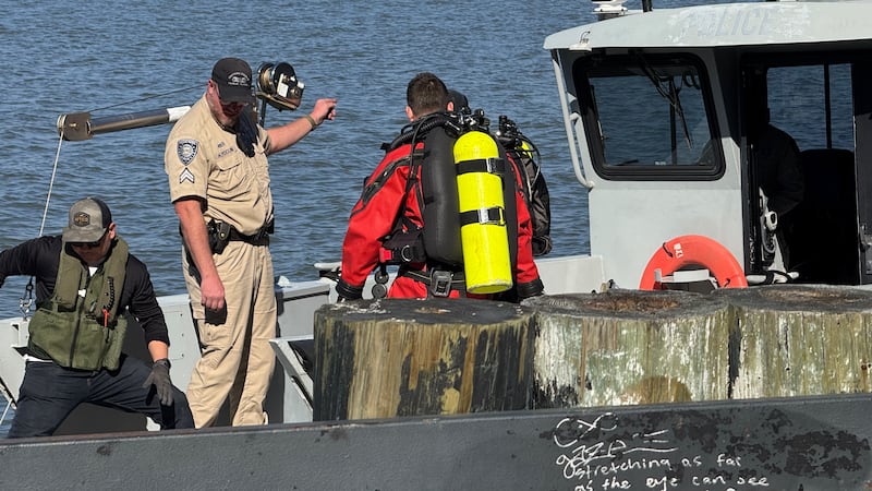 A large presence of emergency personnel was out on River Street Sunday afternoon.