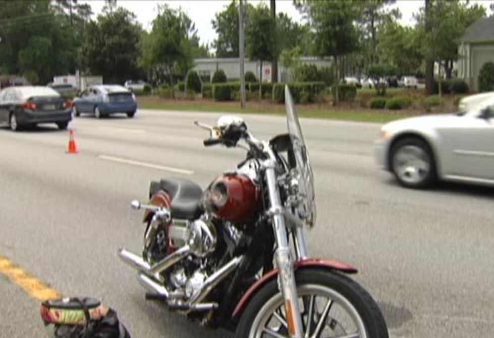 Motorcycle crash on Hwy 278 in Bluffton
