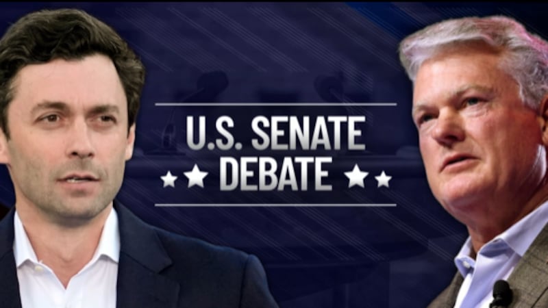 US Sen. Jon Ossoff and US Rep. Mike Collins will debate Oct. 8, 2026, on Atlanta News First.