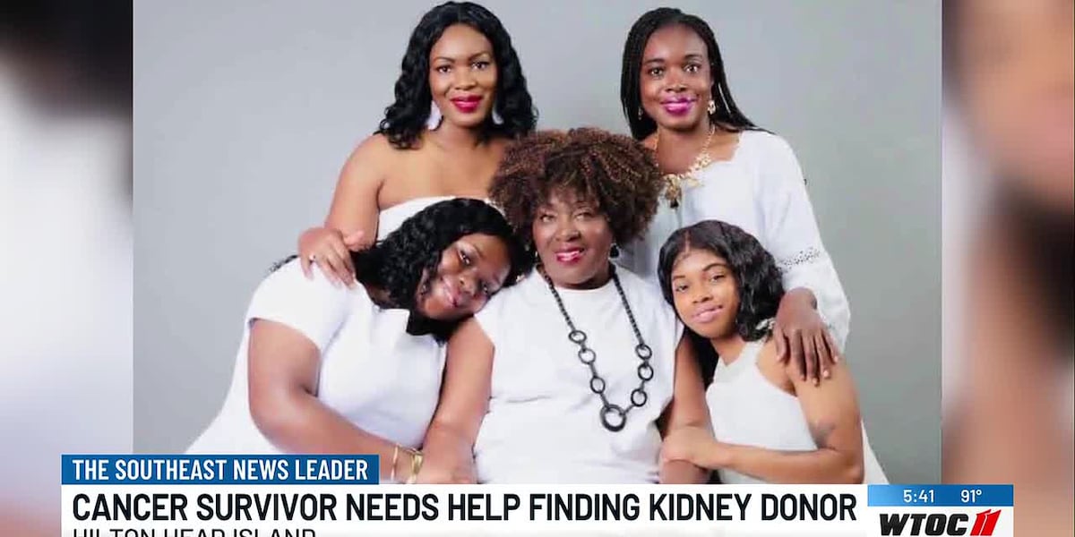 Hilton Head Island woman with lupus needs kidney transplant after beating cancer, asks for community's help