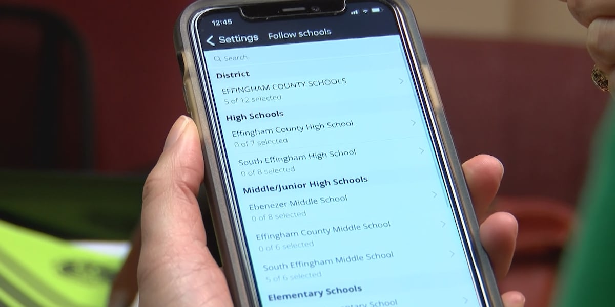 Effingham Co. School District releasing app to keep parents, students