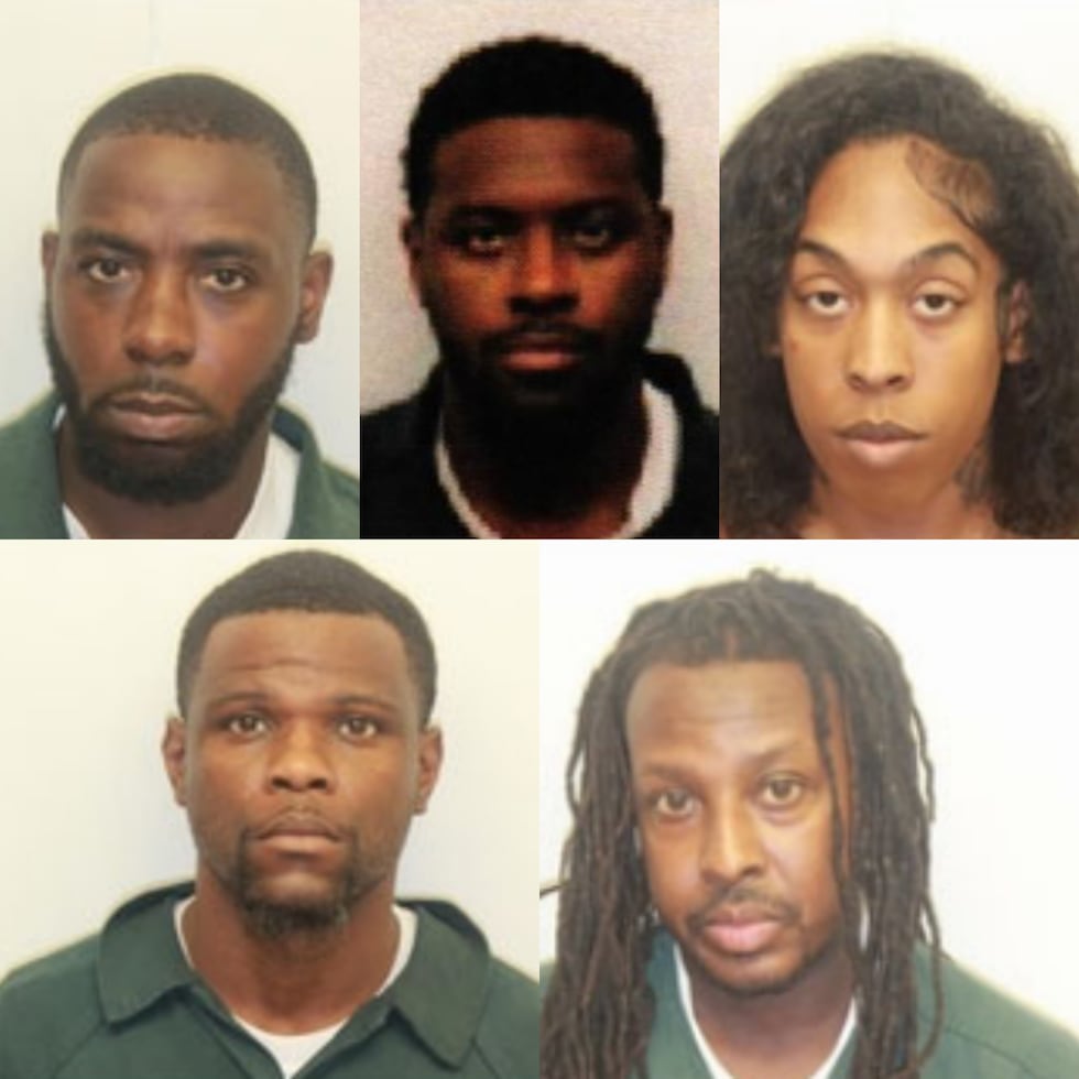 Michael Holsey (top left), James Sinclair (top middle), Devonte Milton (top right), Antonio...
