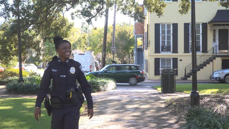 Savannah rookie officer reflects on first weeks patrolling city she grew up in
