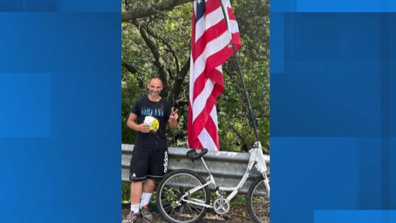 Patriotic Savannah bicyclist “Larry, the flag man” dies after hit-and-run