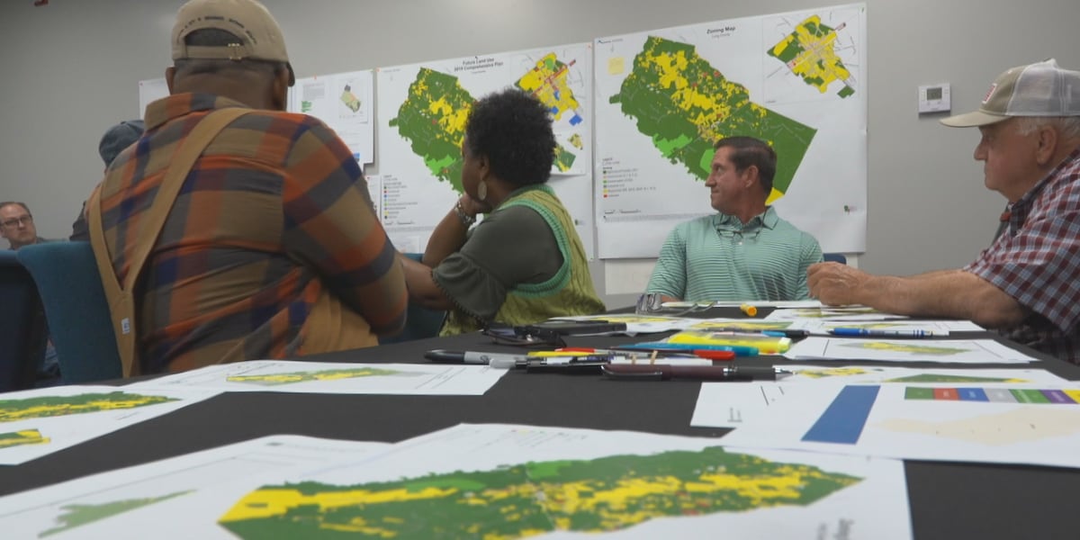 Longbow Development Plan Map Long County residents help map out future of the city