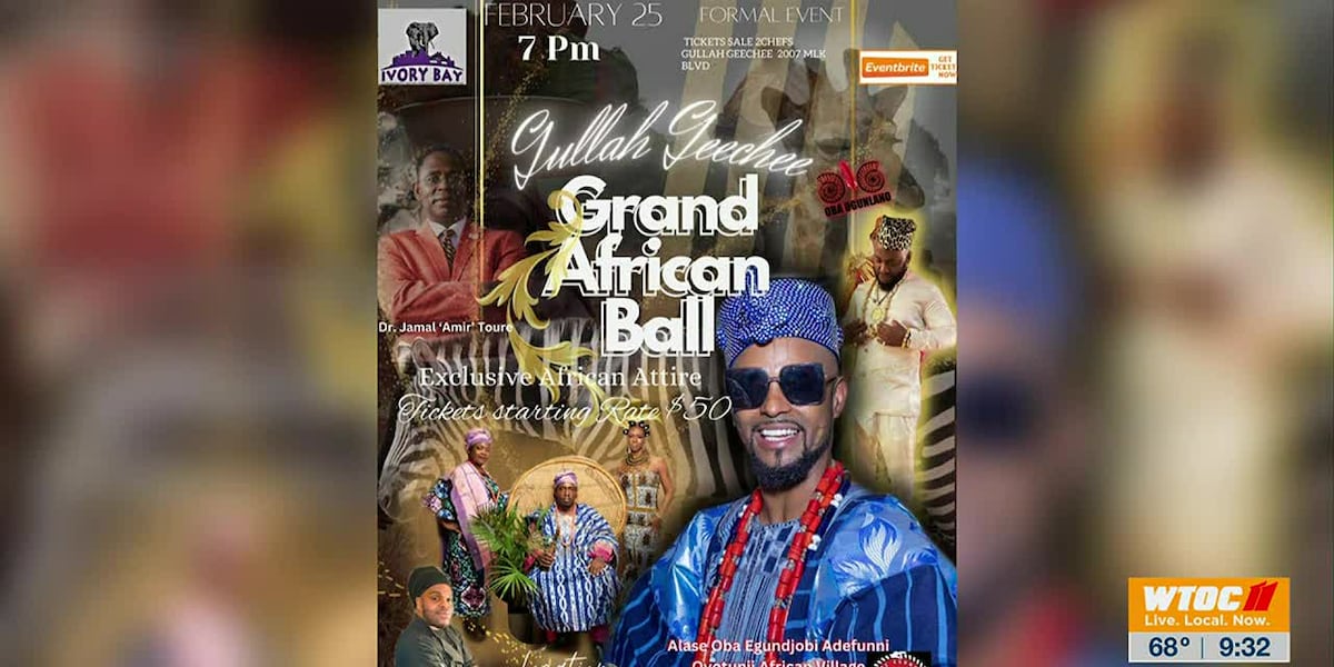 Gullah Geechee Grand African Ball this weekend
