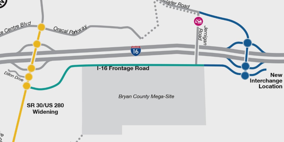 Bryan Co GDOT to hold roadwork improvement open house Tuesday in Bryan Co.