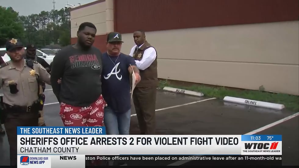 As he was being taken into the jail while WTOC was present, Wilson made a spontaneous...