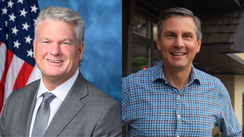 Mike Collins (left) and Derek Dooley (right)