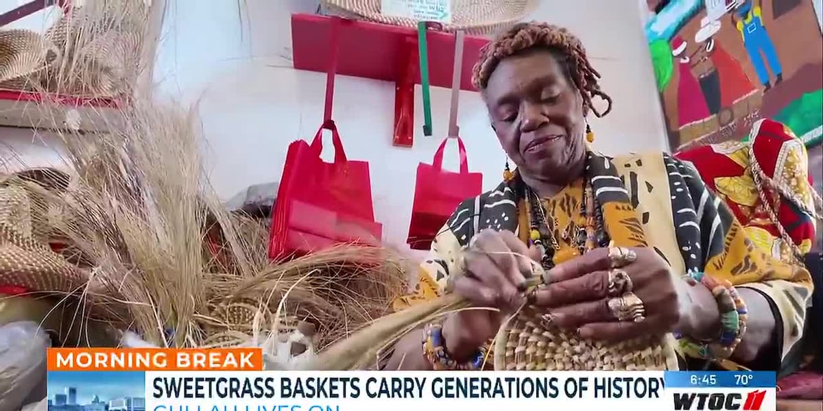 Gullah Lives On: Sweet grass basket sewer carries on Gullah Geechee ...