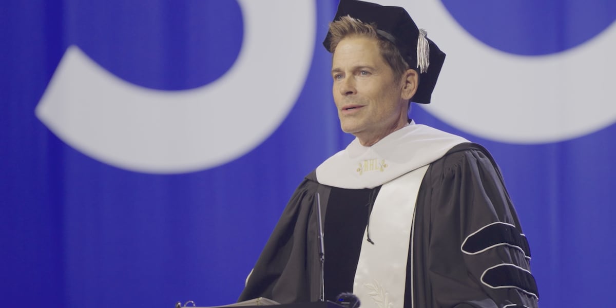 Actor Rob Lowe delivers commencement speech at SCAD graduation