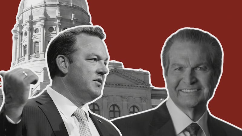 The Georgia Republican governor runoff heads into Election Day with Burt Jones and Rick...