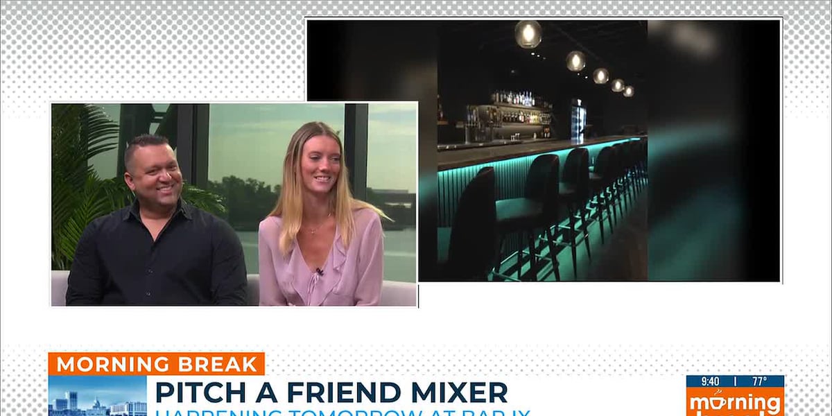 Bring a friend to pitch you to others at upcoming mixer