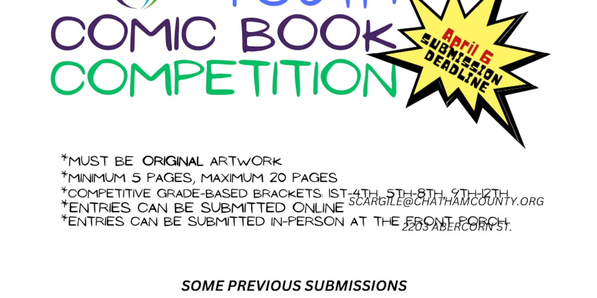 Chatham County Youth Invited to Enter Comic Book Competition
