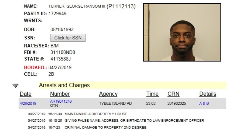 George Ransom Turner Orange Crush promoter arrested, event is canceled according to Tybee Police