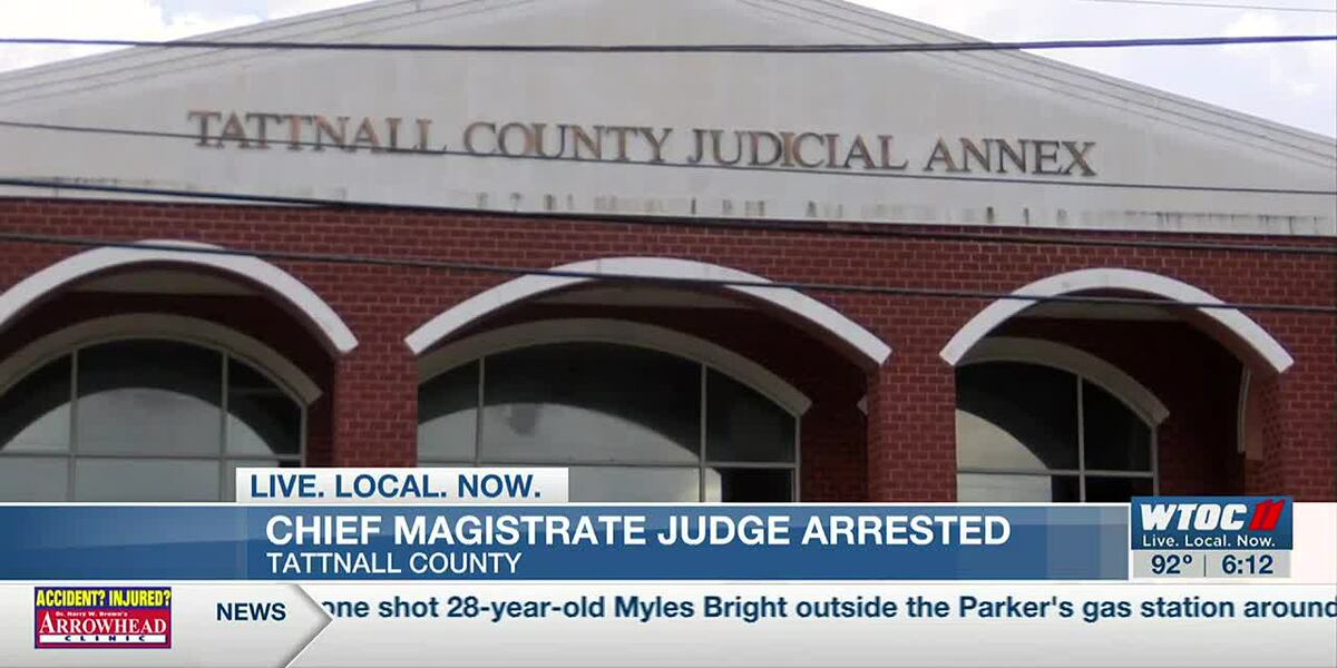 Tattnall County chief magistrate judge arrested Tattnall County chief magistrate judge arrested