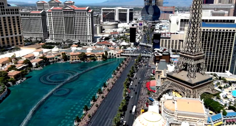 FILE -- Photo of the Las Vegas Strip.