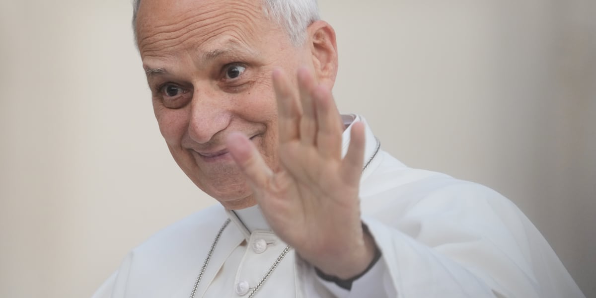 Pope's Back Pope Leo XIV Becomes First Pontiff to Vote in a U.S. Election