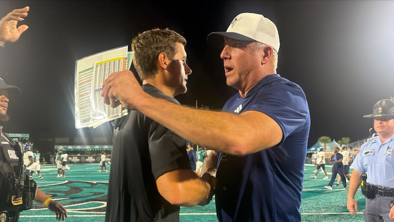 Georgia Southern beats Coastal.