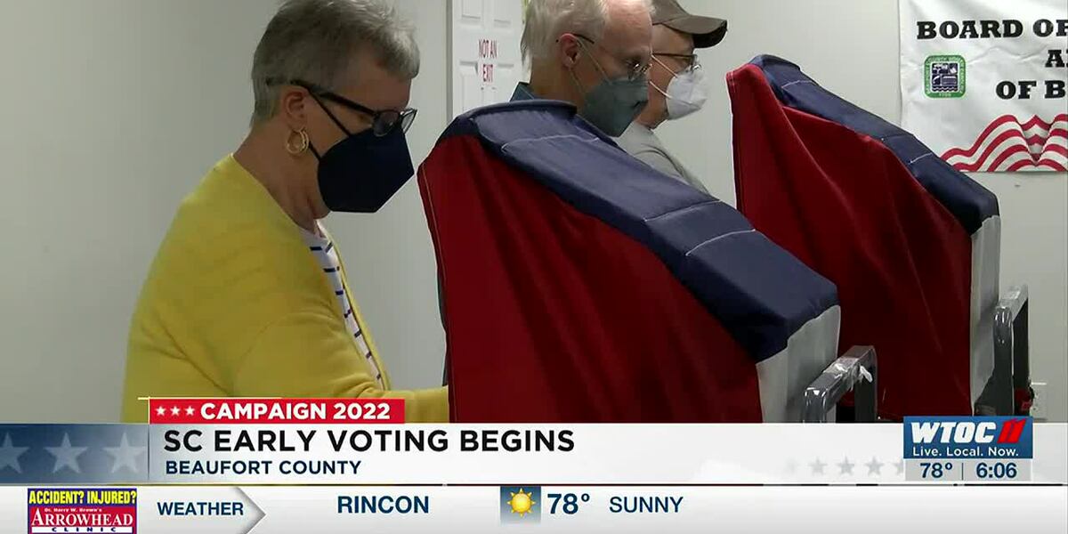 Early voting starts in South Carolina