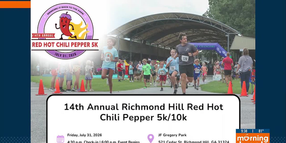 Richmond Hill Red Hot Chili Pepper 5k/10k returns on Friday