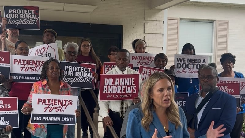 Dr. Annie Andrews addressing rural hospitals