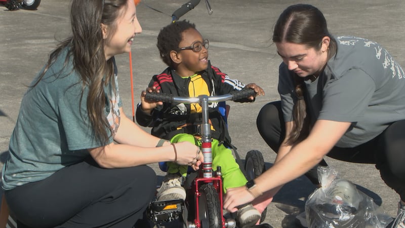 10 kids get custom therapeutic trikes at Benedictine in Savannah AMBUCS giveaway
