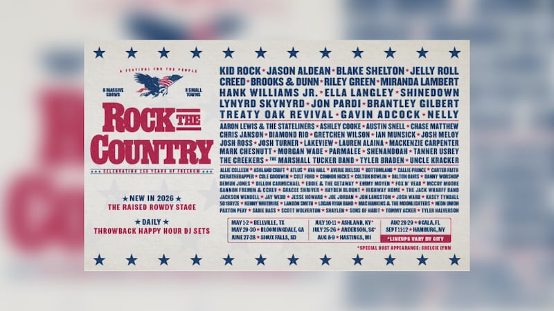 ROCK THE COUNTRY IN BLOOMINGDALE