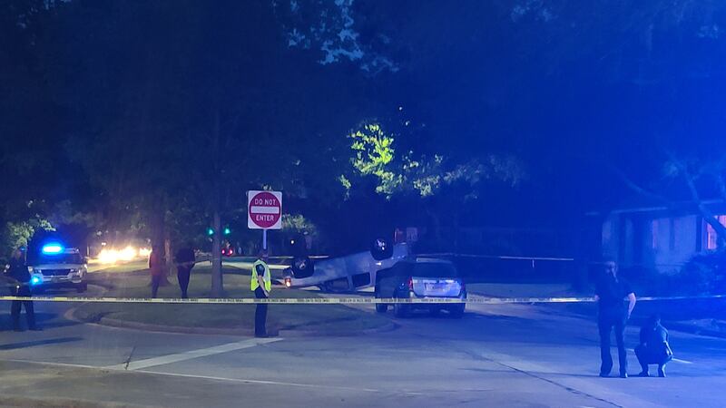 The Savannah Police Department is on the scene of a crash near the intersection of Abercorn...