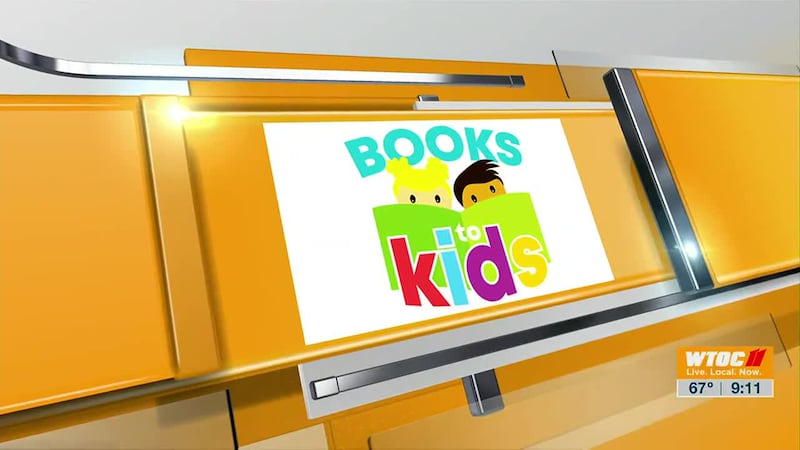 WTOC Books to Kids Book Drive today at E. Shaver