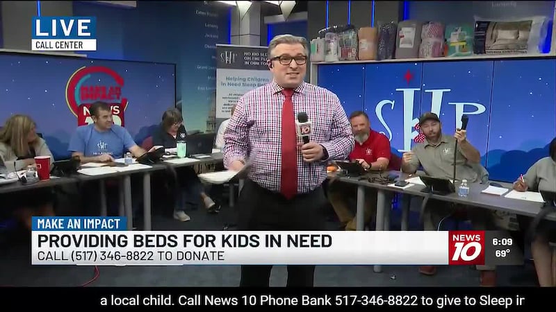 WILX partnered with the Michigan-Lansing chapter of Sleep in Heavenly Peace to raise awareness...
