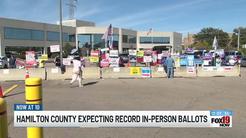 Early voting in Hamilton County is on pace to break the county’s previous record, election...